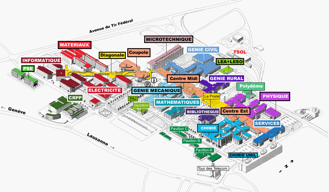 Map EPFL