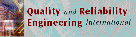 Quality and Reliability Engineering International